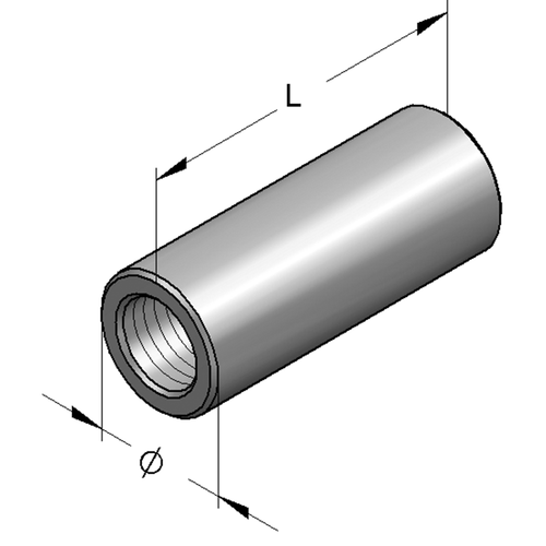 Fischer 79413 Reduzier-Muffe RDM M10//M8 VPE 1 St/ück